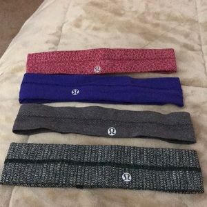 4 lululemon headbands